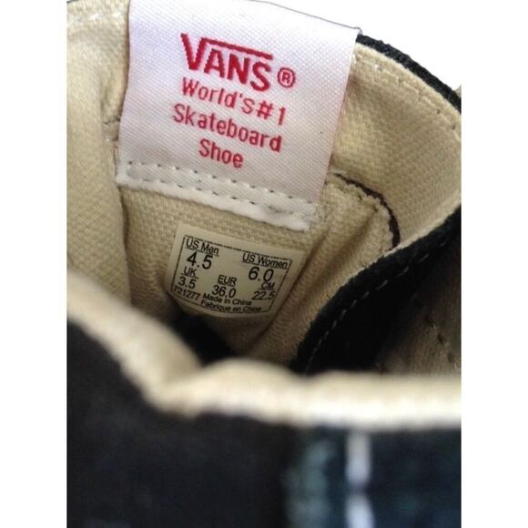 VANS M/4.5 W/6 Classic Sk8-Hi® Lace Up High-Top Sneakers Shoes - Picture 9 of 9